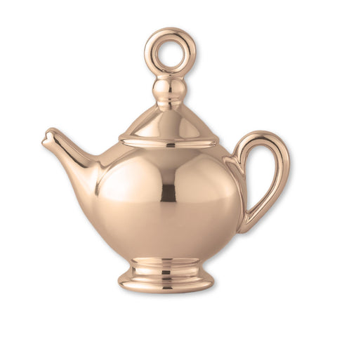 9ct Rose Gold - Classic Teapot Charm