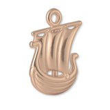 9ct Rose Gold - Viking Longship Charm