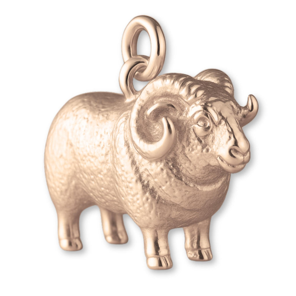 9ct Rose Gold - Boreray Ram Charm