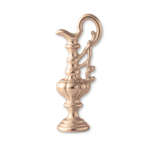 9ct Rose Gold - Ornate Ewer Pitcher Charm