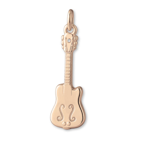 9ct Rose Gold - ES-335 Guitar Charm