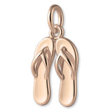 9ct Rose Gold - Flip Flop Thong Pair Charm