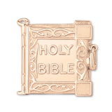 18ct Rose Gold - Holy Bible Charm