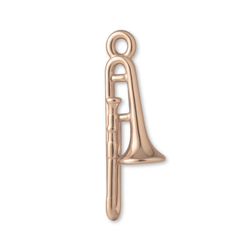 18ct Rose Gold - Tenor Trombone Charm