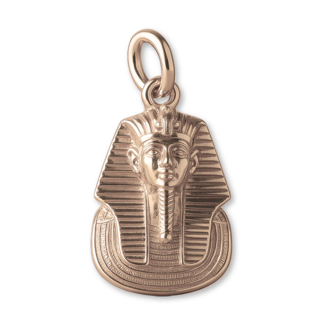 18ct Rose Gold - Tutankhamun Pharaoh Head Charm