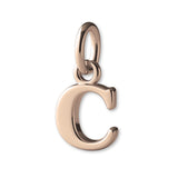 18ct Rose Gold - Petite Letter Charm