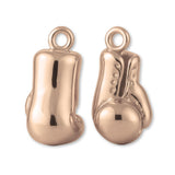 18ct Rose Gold - Lace-Up Boxing Gloves Charm