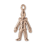 9ct Rose Gold - Circus Clown Charm