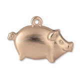 9ct Rose Gold - Baby Piglet Charm