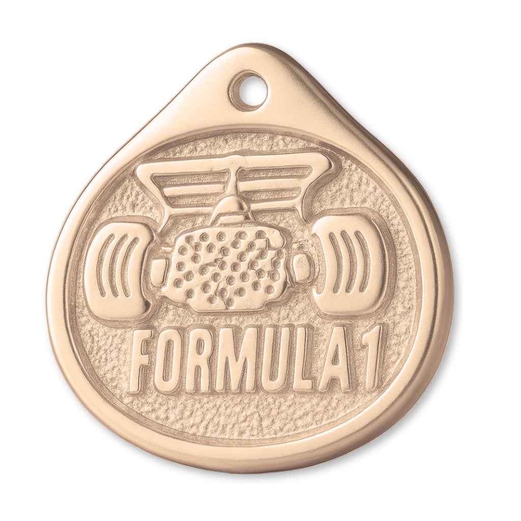 18ct Rose Gold - Formula 1 Charm