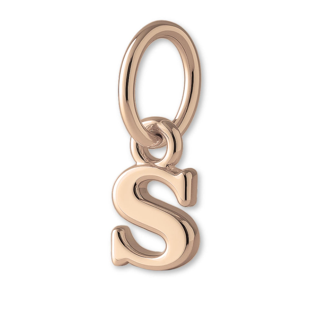 18ct Rose Gold - Petite Letter Charm