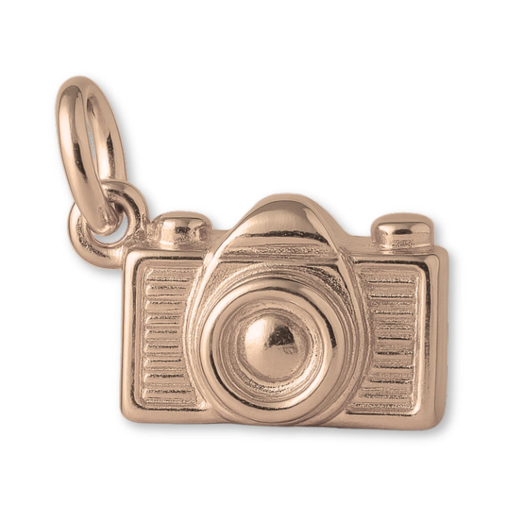 18ct Rose Gold - SLR Camera Charm