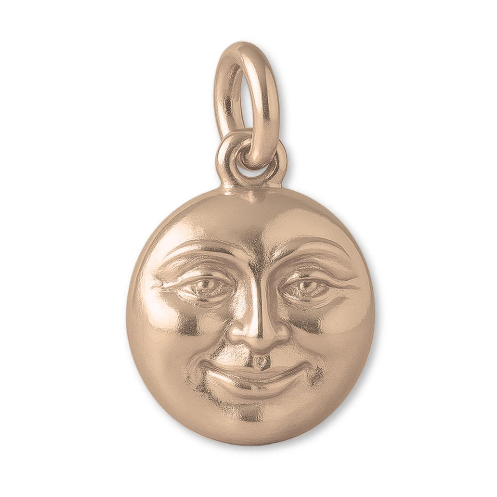 9ct Rose Gold - Luna Protection Charm