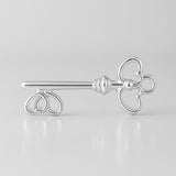999 Pure Silver - Lovers Key Charm