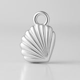 925 Sterling Silver - Lagoon Cockle Shell Charm
