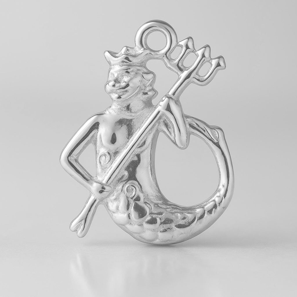 999 Pure Silver - Poseidon Sea King Charm
