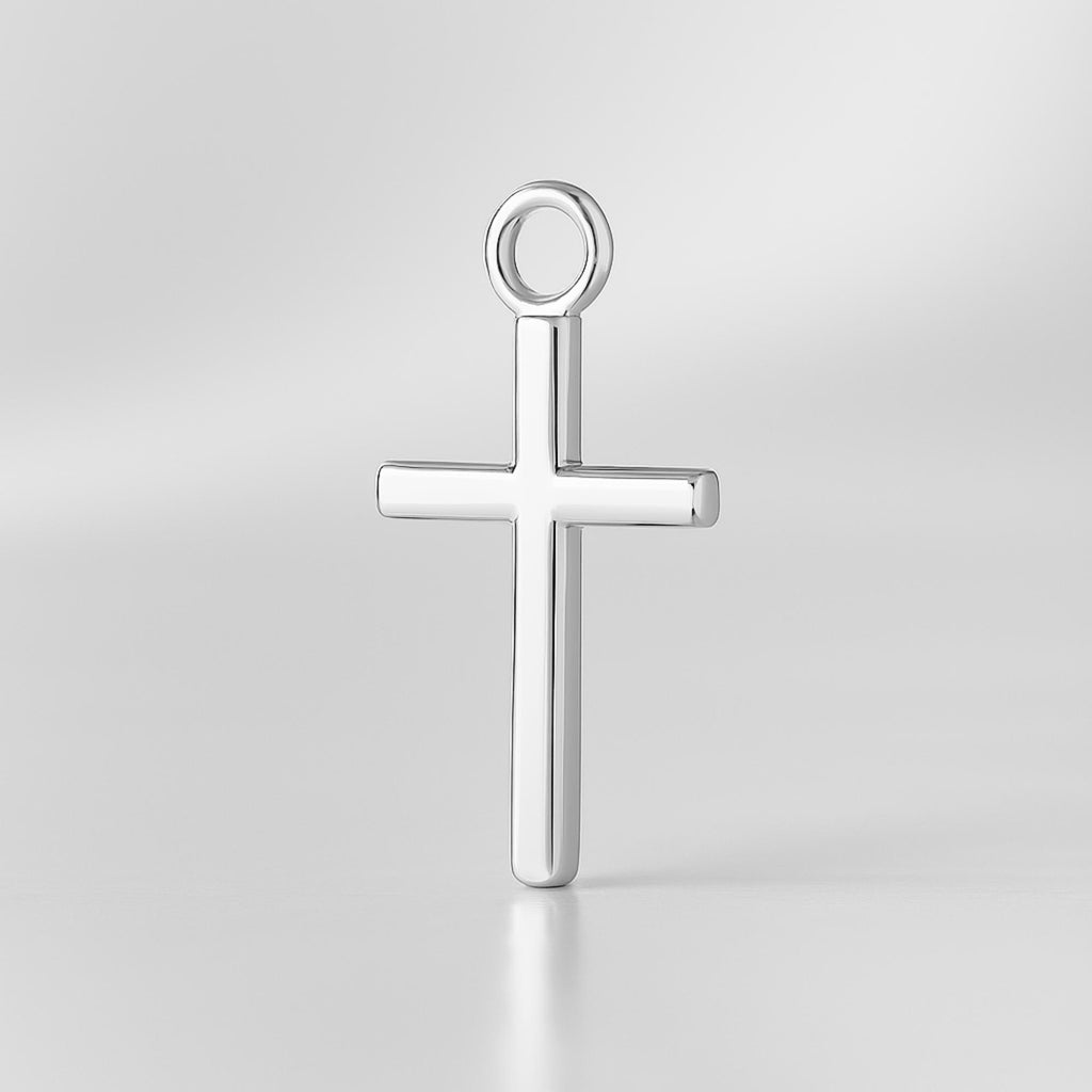 940 Argentium Silver - Mini Crucifix Charm