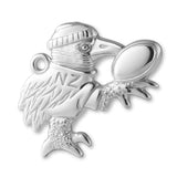 999 Pure Silver - NZ Kiwi Rugby Bird Charm