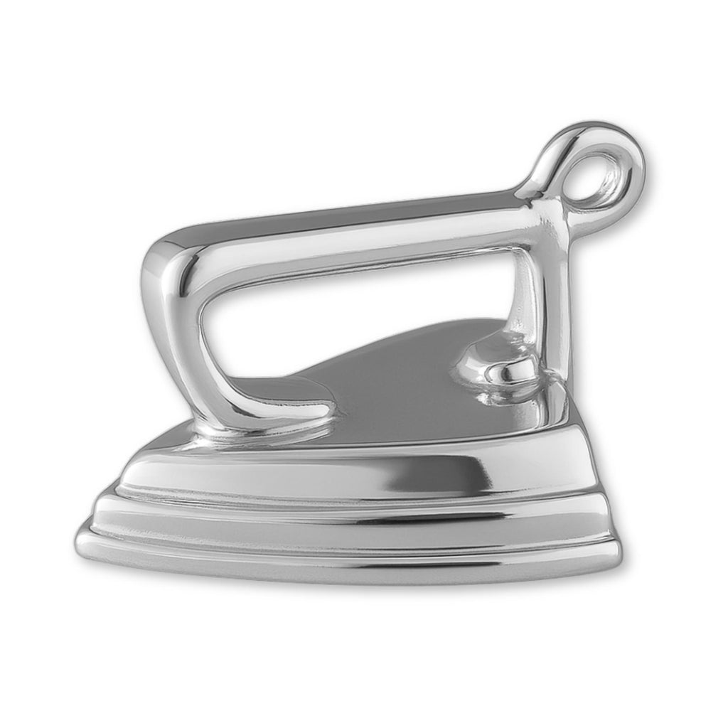 999 Pure Silver - Vintage Iron Charm