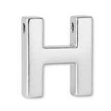 925 Sterling Silver - Block Letter Charm