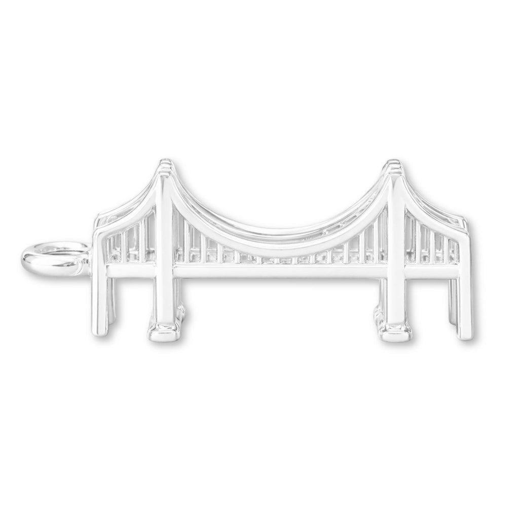 925 Sterling Silver - Goldengate Bridge Charm