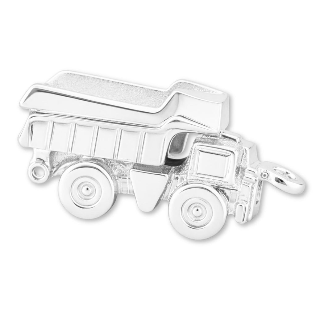 940 Argentium Silver - Tipper Dump Truck Charm