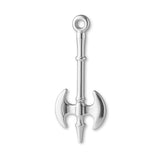 999 Pure Silver - Medieval Battle Axe Charm