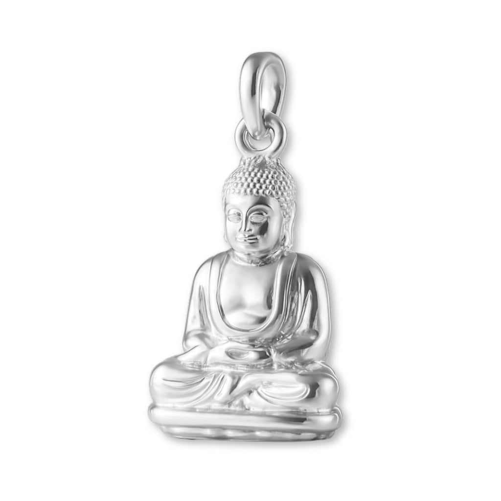 999 Pure Silver - Seated Buddha Charm