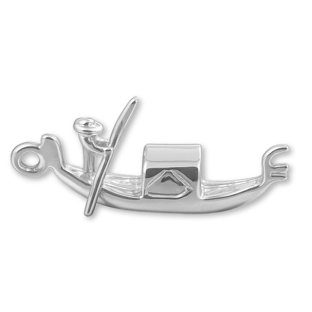 999 Pure Silver - Venetian Gondola Charm