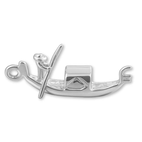 999 Pure Silver - Venetian Gondola Charm