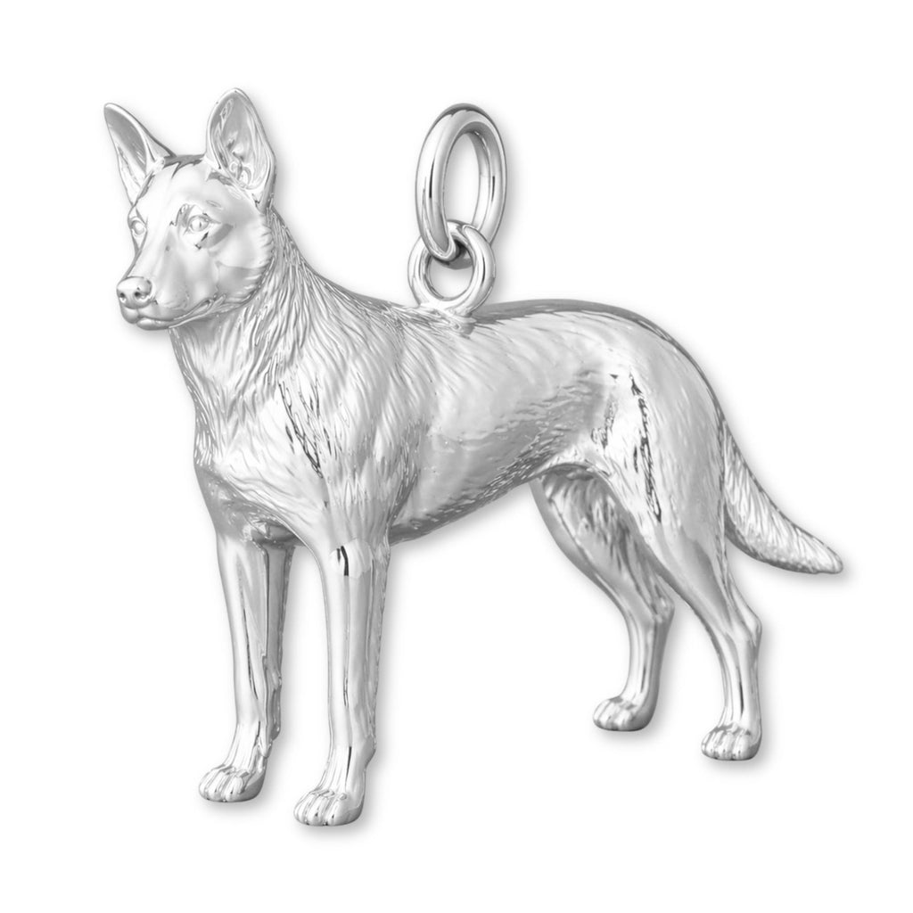 999 Pure Silver - Australian Cattle Dog Charm