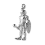 940 Argentium Silver - Medieval Knight Charm