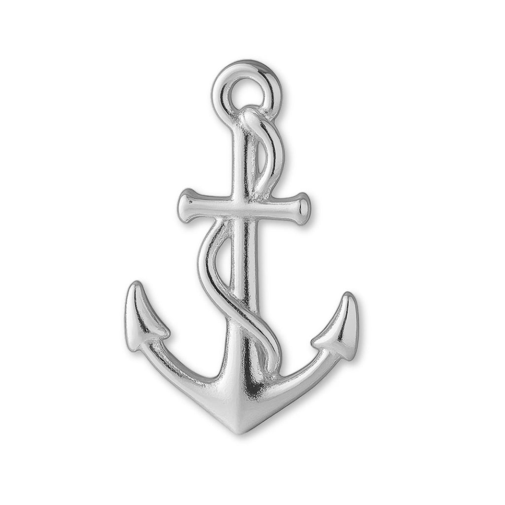 999 Pure Silver - Sea Anchor Charm