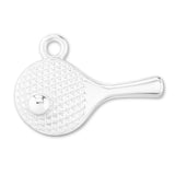 999 Pure Silver - Table Tennis Paddle Charm