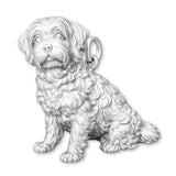 925 Sterling Silver - Maltese Dog Charm