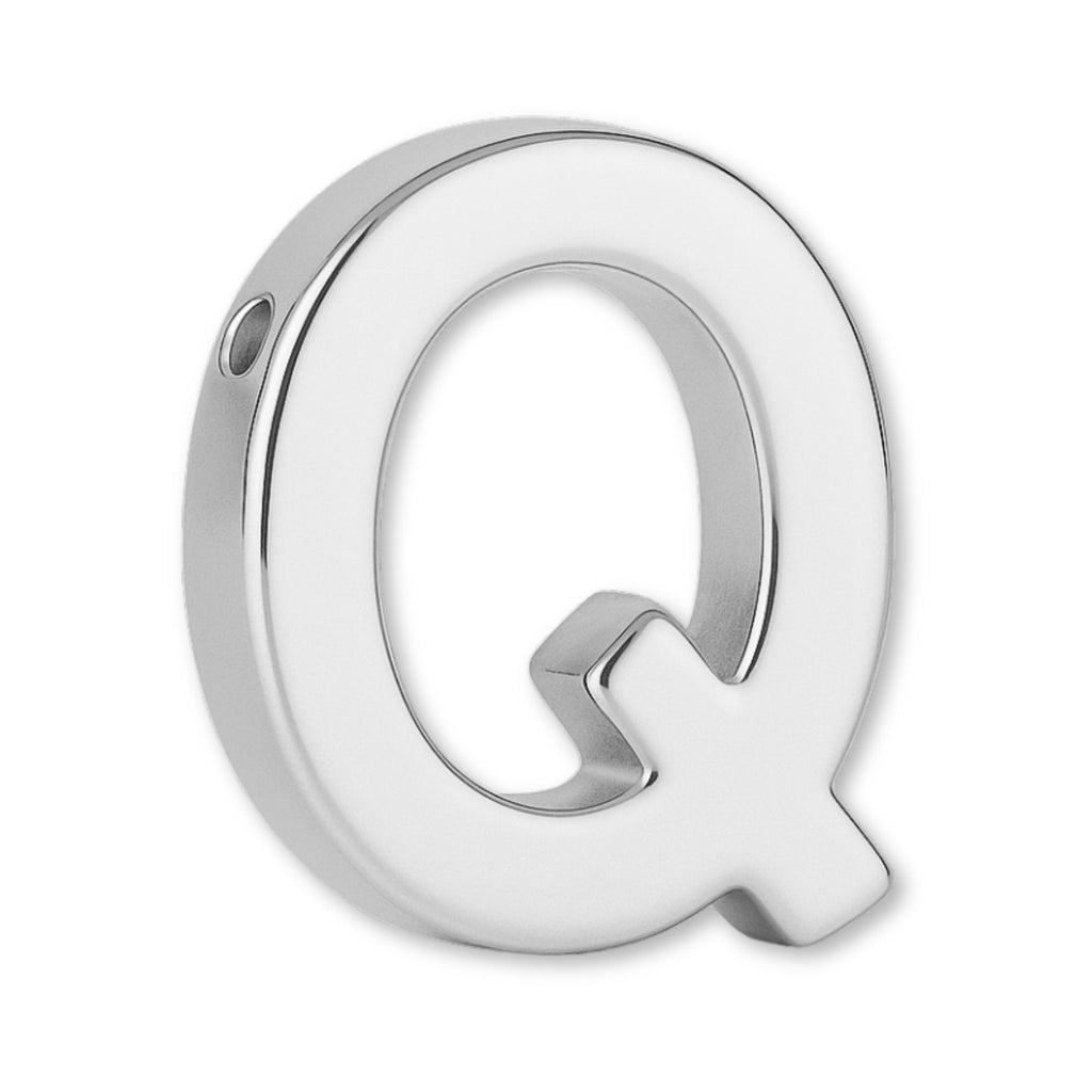 925 Sterling Silver - Block Letter Charm