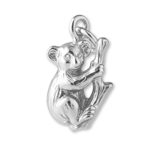 925 Sterling Silver - Classic Koala Charm