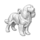 925 Sterling Silver - Cavalier King Charles Spaniel Dog Charm
