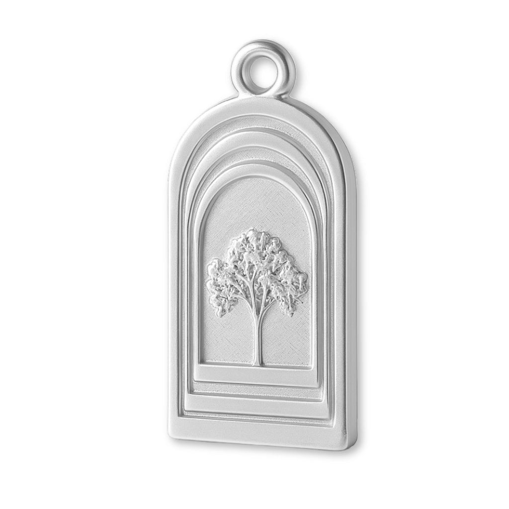 999 Pure Silver - Arched Tree of Life Charm