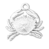 999 Pure Silver - Sea Crab Charm