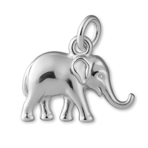 925 Sterling Silver - Asian Elephant Charm