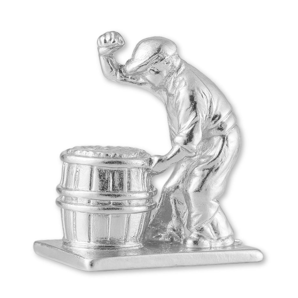 925 Sterling Silver - Vintage Winemaker Charm