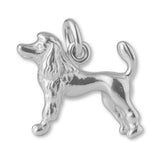 925 Sterling Silver - Groomed Poodle Dog Charm