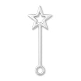 925 Sterling Silver - Star Wand Charm