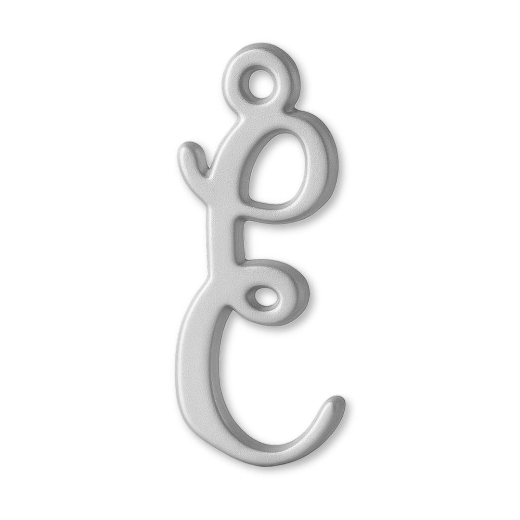 925 Sterling Silver - Cursive Letter Charm