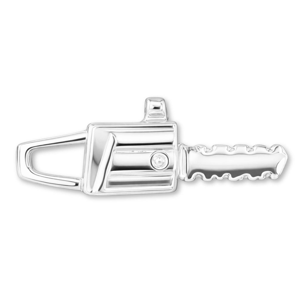 999 Pure Silver - Loggers Chainsaw Charm