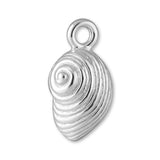 999 Pure Silver - Nautilus Shell Charm