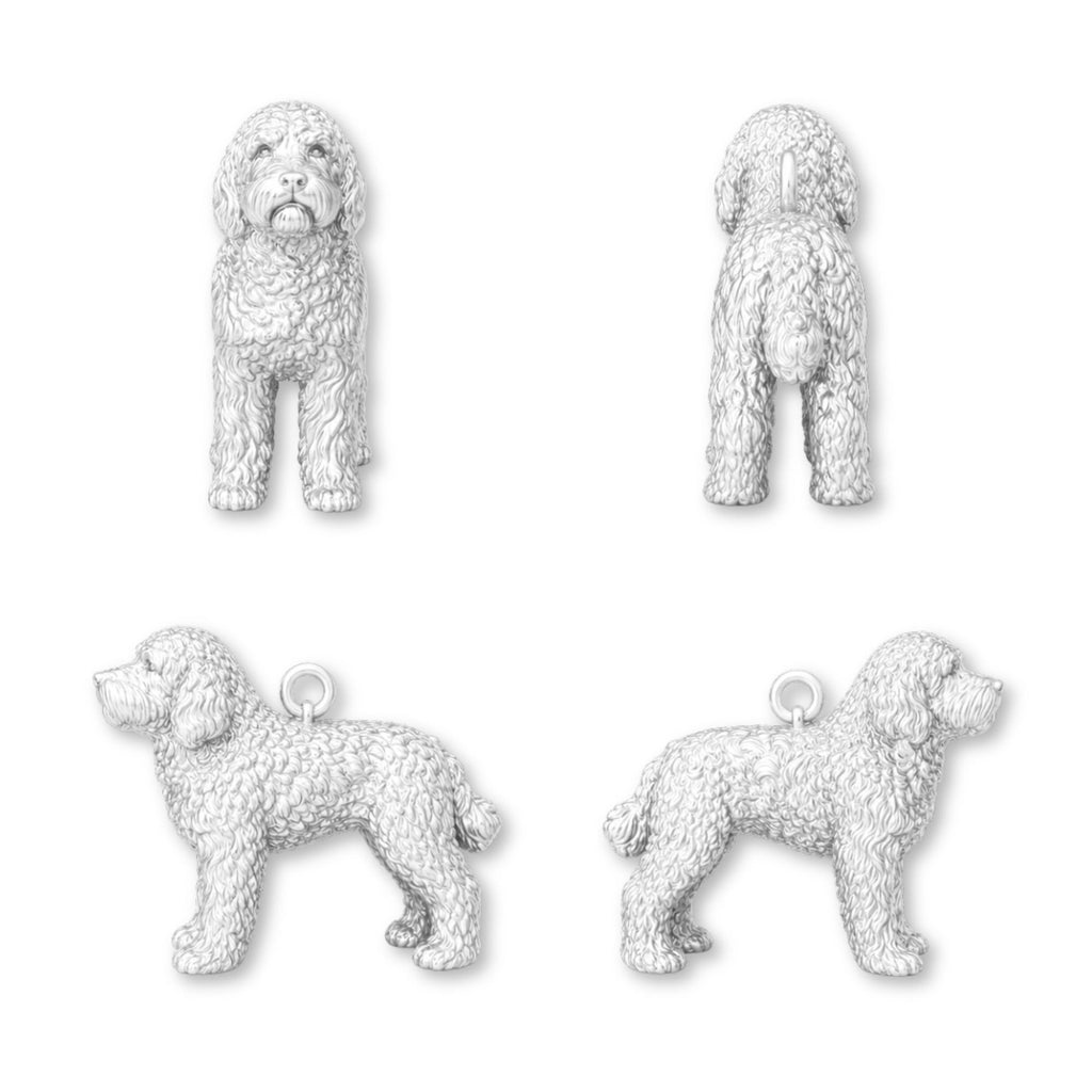 940 Argentium Silver - Custom Dog Charm
