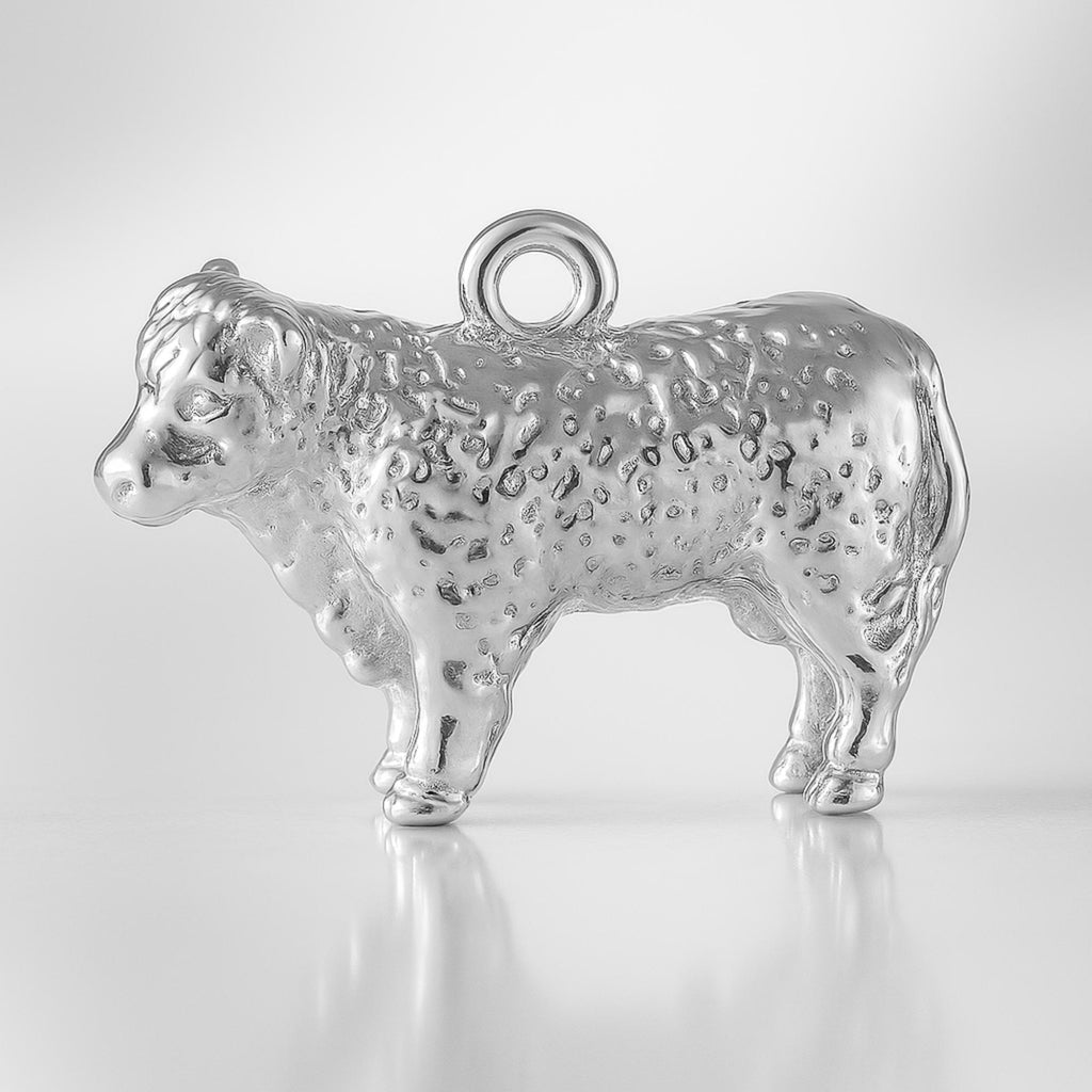 925 Sterling Silver - Merino Sheep Charm
