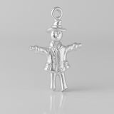 999 Pure Silver - Rustic Scarecrow Charm